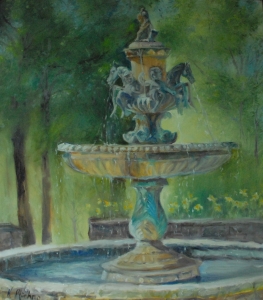 Crescent Hotel Fountain