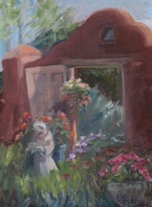 In the garden with Saint Francis